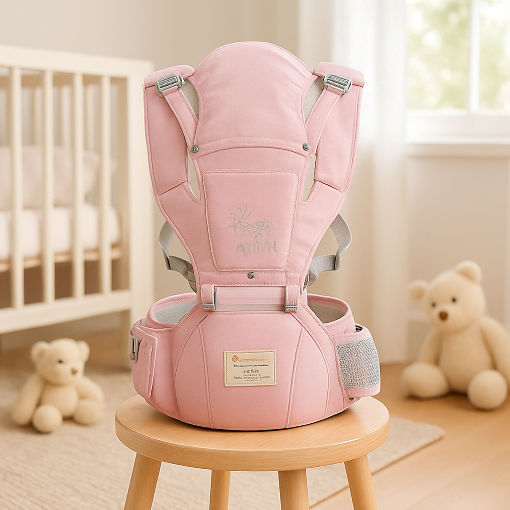 porte bebe ergonomique rose