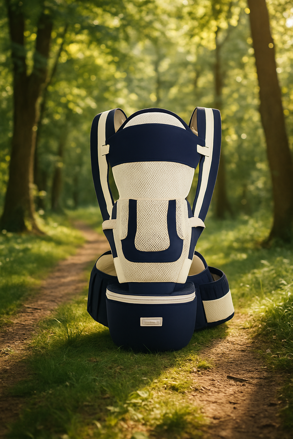 porte bebe ergonomique bleu fonce