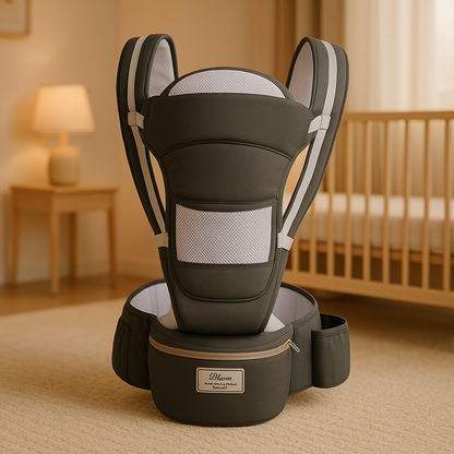 porte bebe ergonomique noir