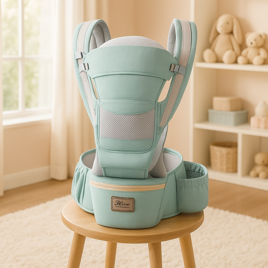 porte bebe ergonomique vert