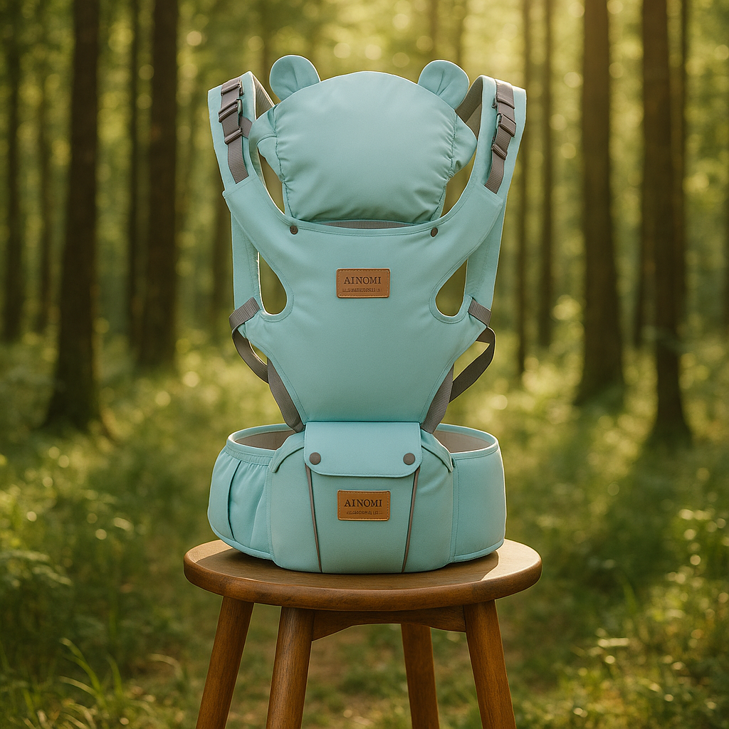 porte bebe ergonomique vert