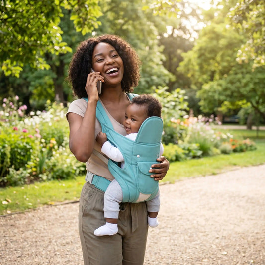 porte bebe ergonomique vert
