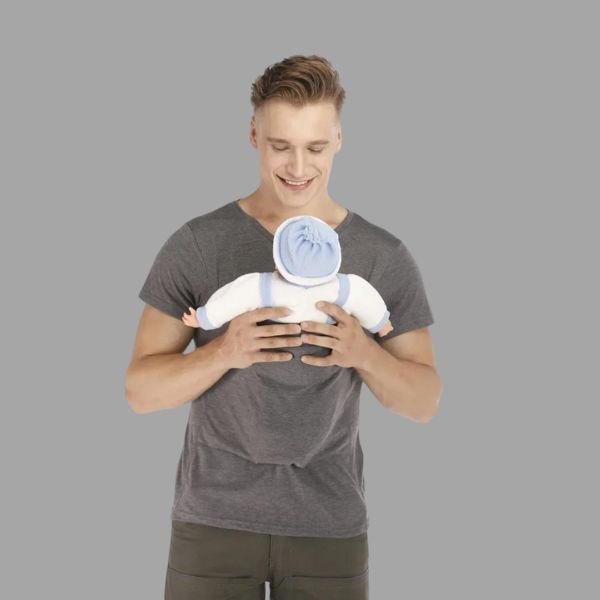 porte-bébé-maillot-papa-gris 