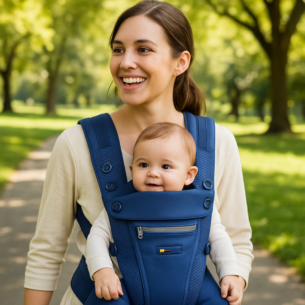 porte bébé physiologique maman