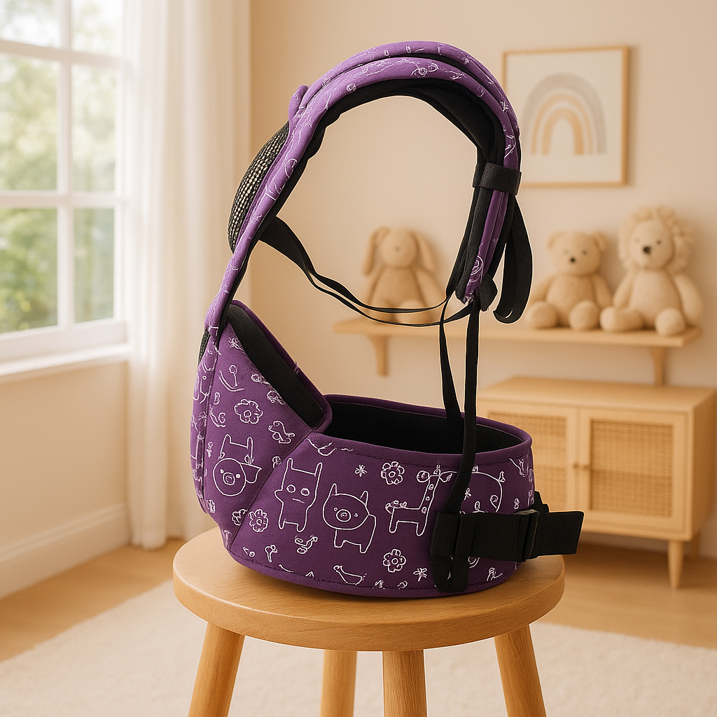 porte bébé physiologique violet