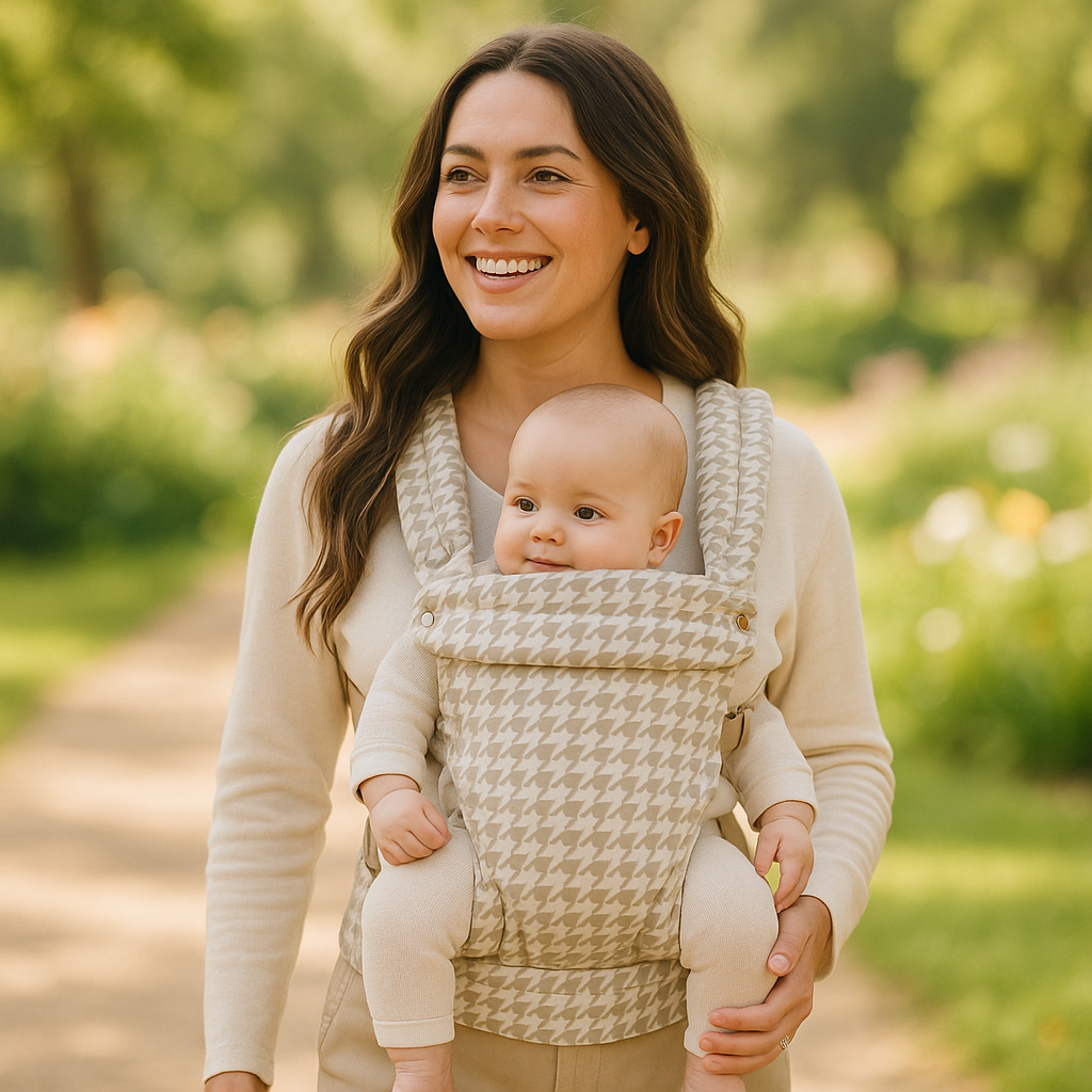 porte-bébé physiologique maman