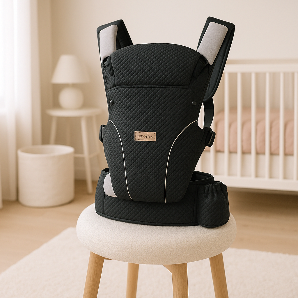porte bebe physiologique noir
