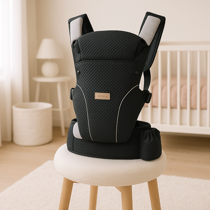 porte bebe physiologique noir