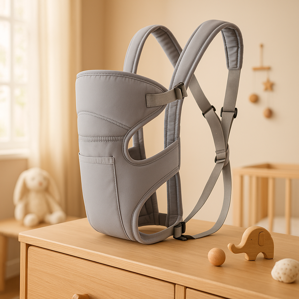 porte bebe physiologique gris