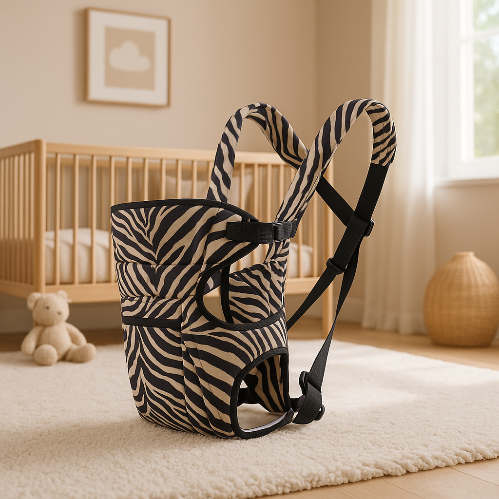porte bebe physiologique zebre