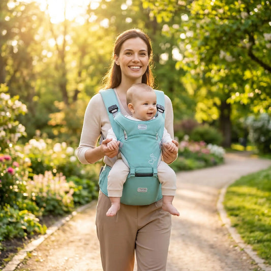 porte bébé physiologique vert
