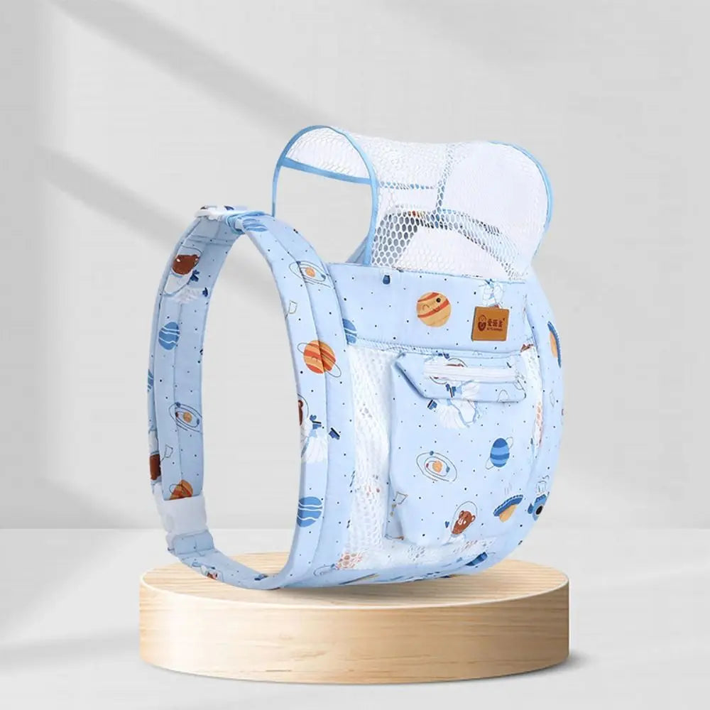 porte bebe bleu claire planete