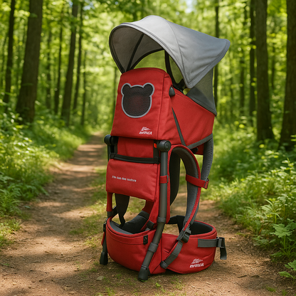 porte bébé randonnée rouge