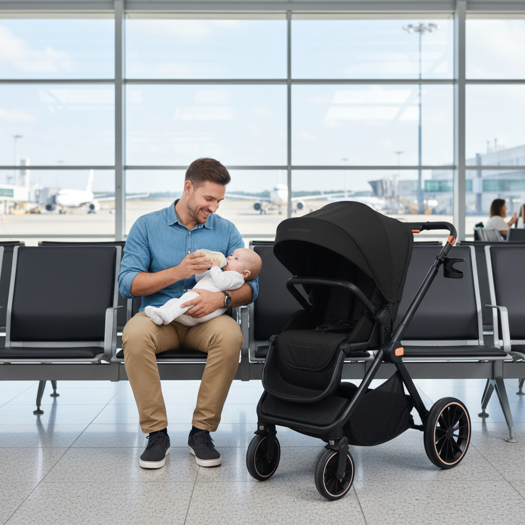 poussette pour les bébés sortie