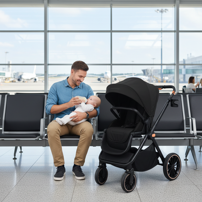 poussette pour les bébés sortie