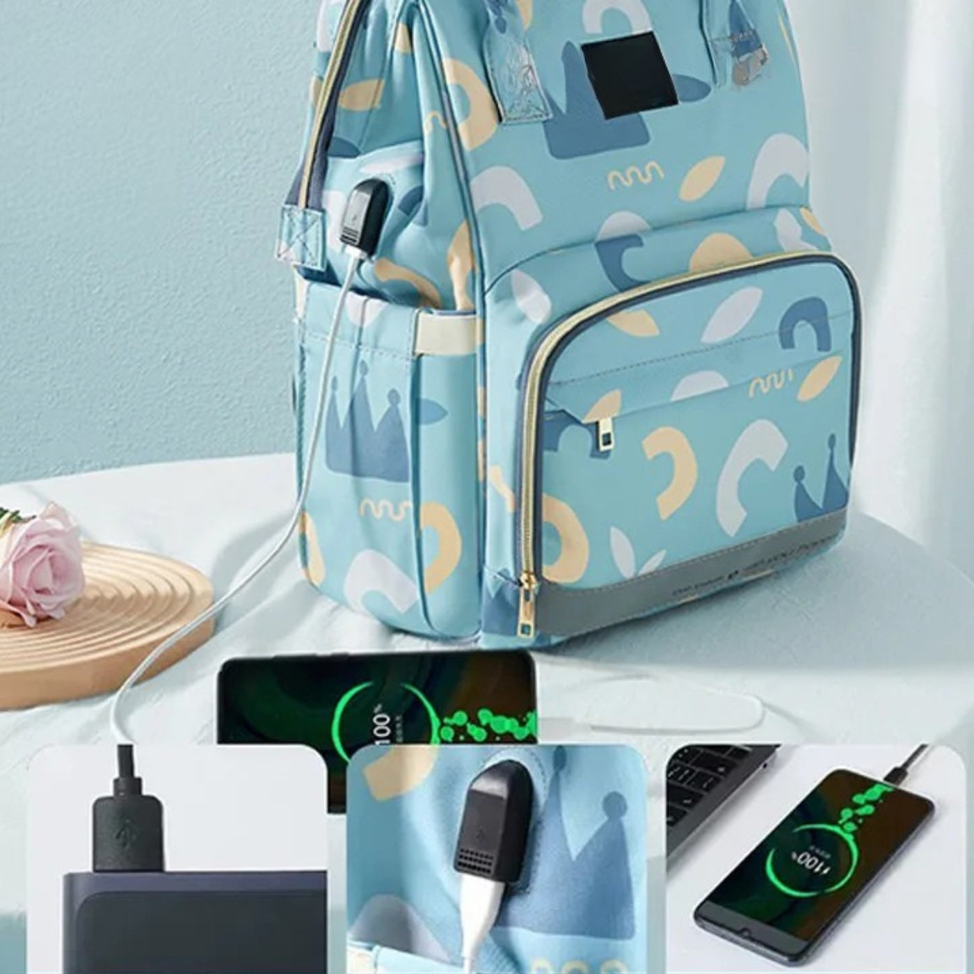 sac a dos a langer USB