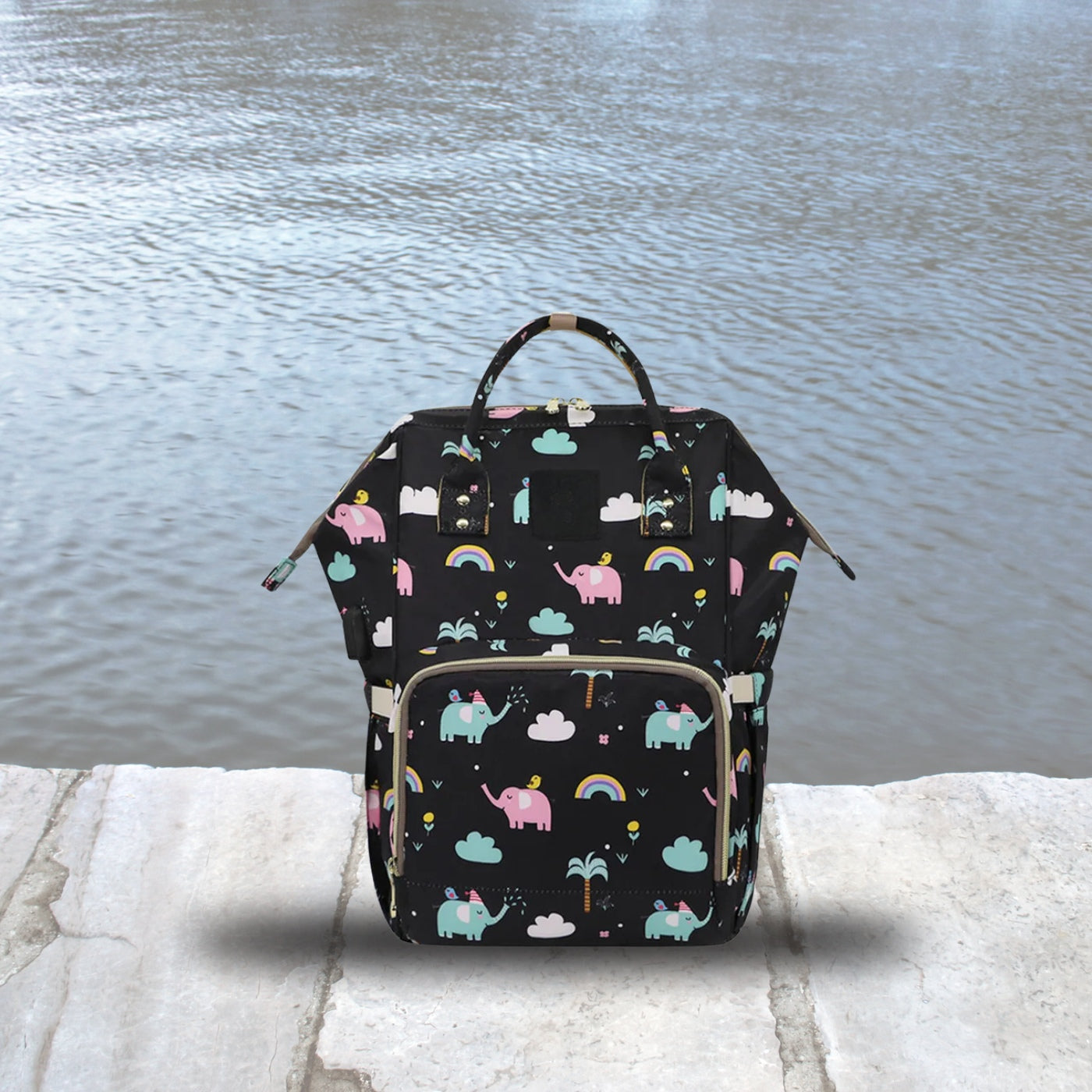 sac a dos a langer elaphant noir