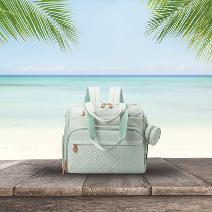 sac a dos a langer vert clair