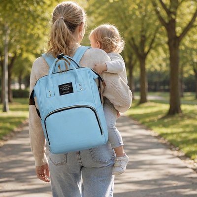 sac a dos a langer bleu