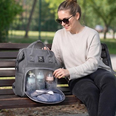 sac a dos a langer gris