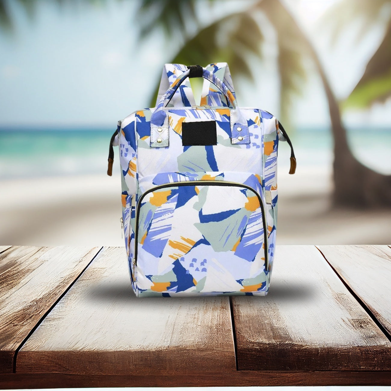 sac a dos a langer aquarel bleu