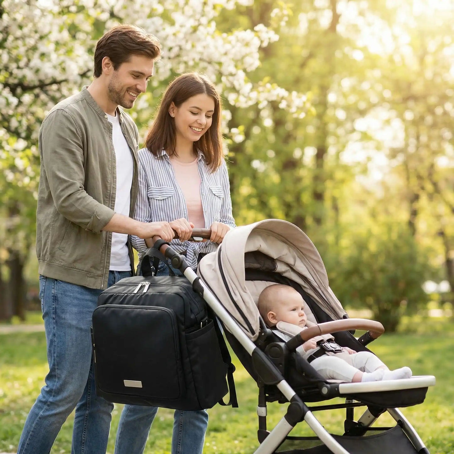 sac a dos a langer noir deplacement