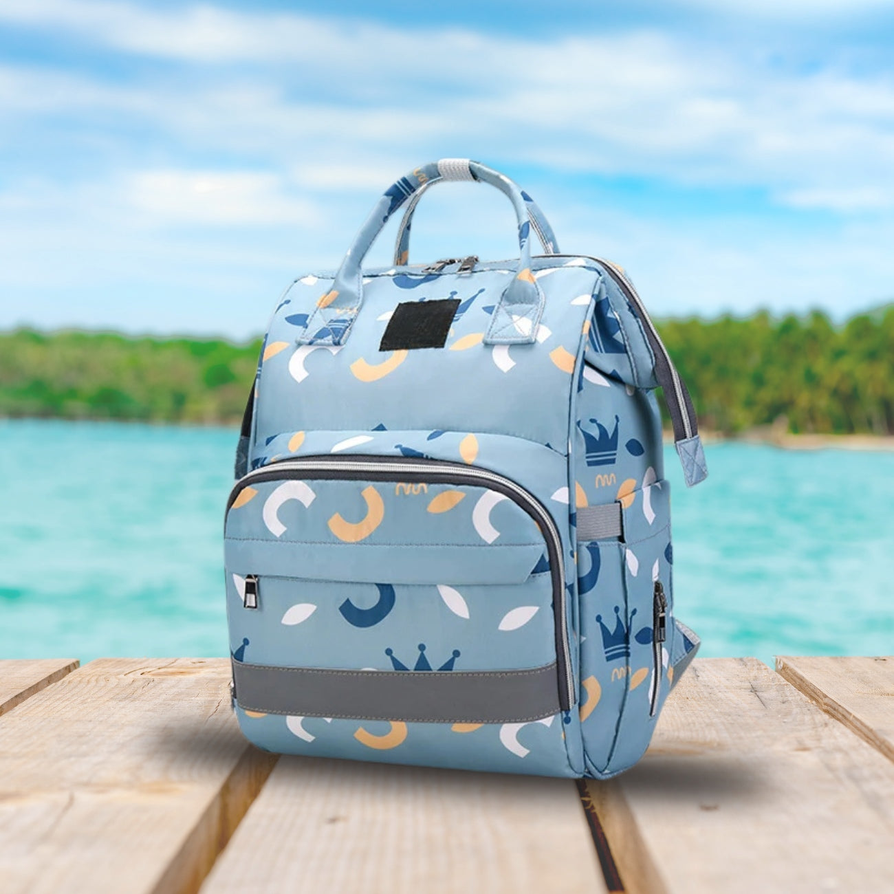 sac a dos a langer bleu