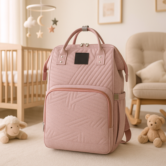 sac a langer fille rose