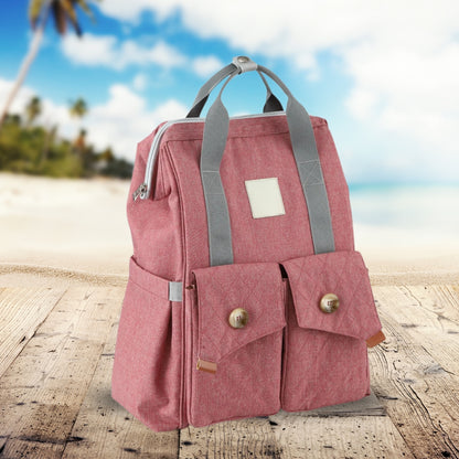 sac a langer a dos rouge