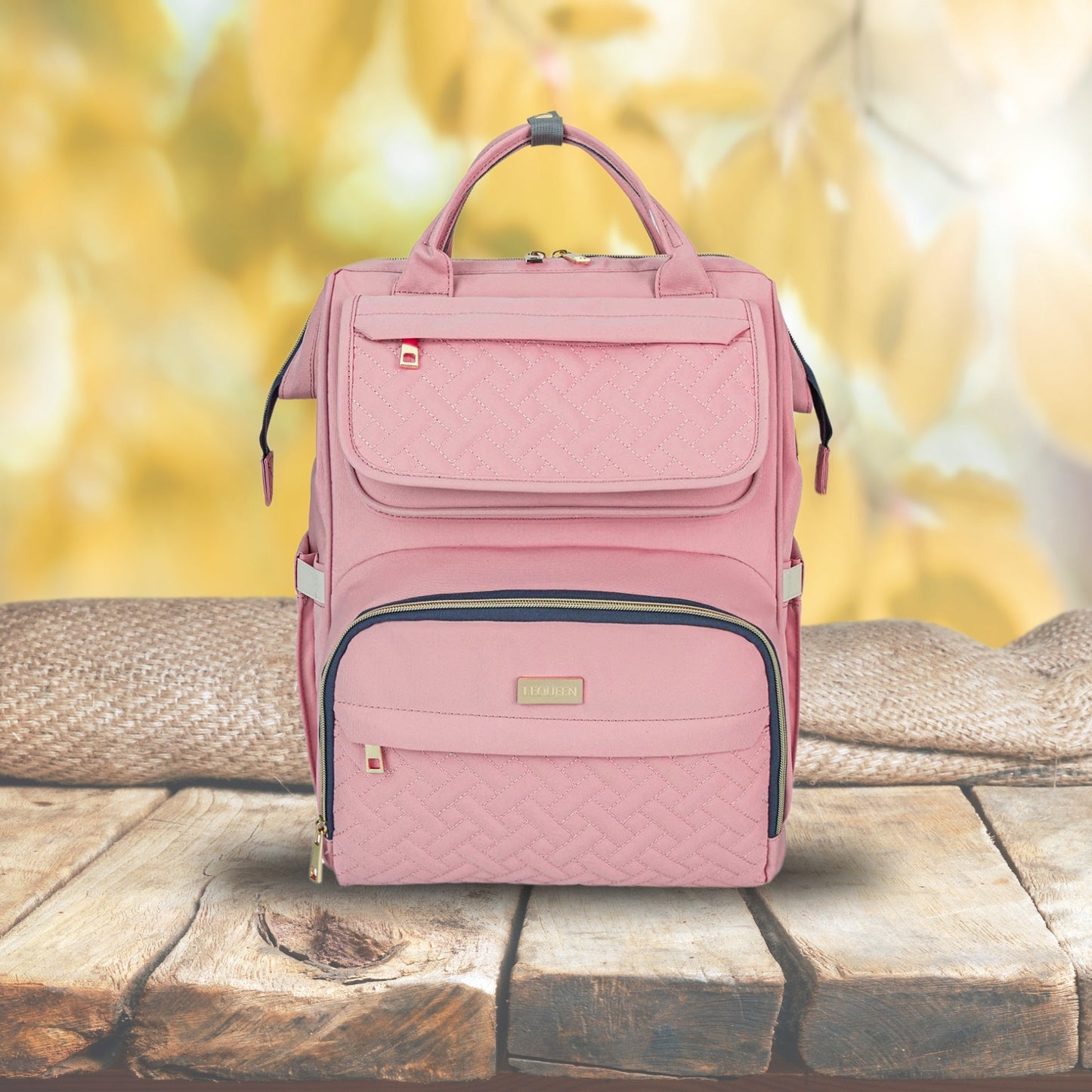 sac a langer a dos rose