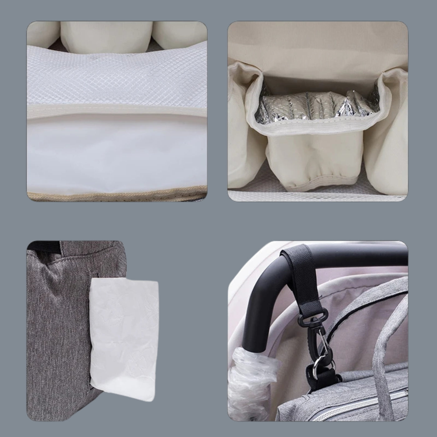 sac a langer a dos pousette