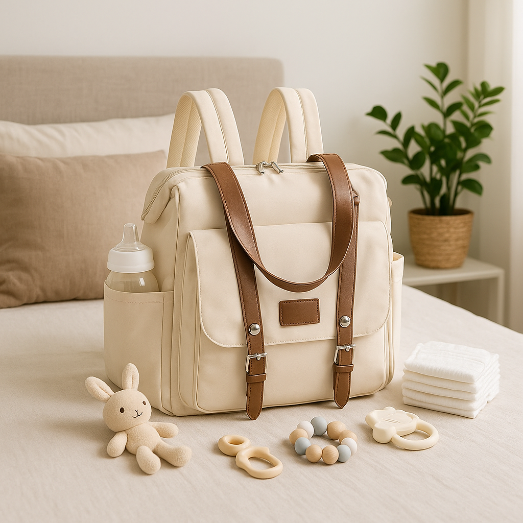 Sac à langer beige | beige douceur