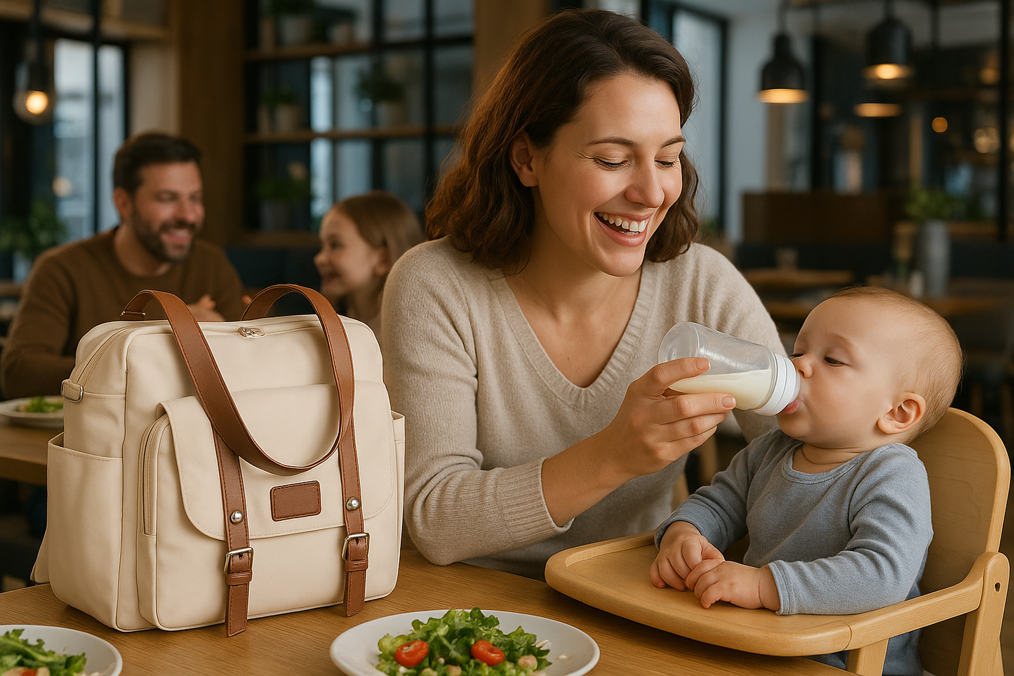 Sac à langer beige | beige douceur