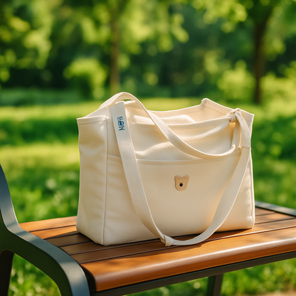 sac a langer beige creme de tendresse beige