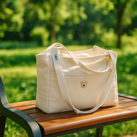 sac a langer beige creme de tendresse beige