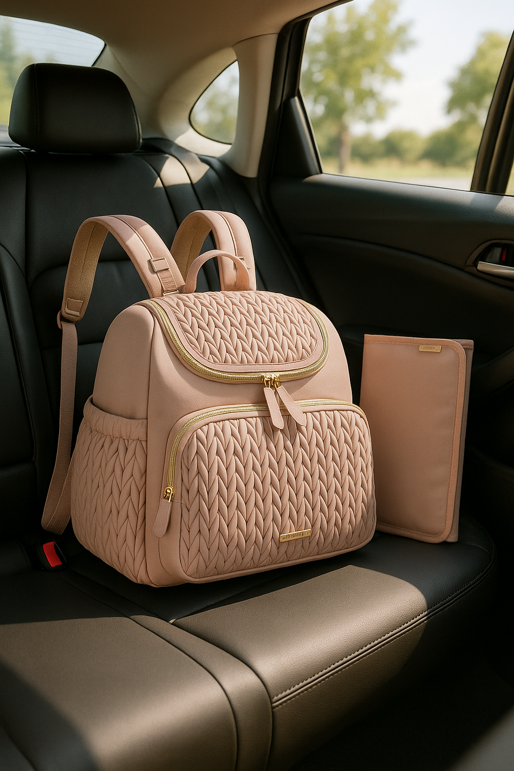 sac a langer fille rose