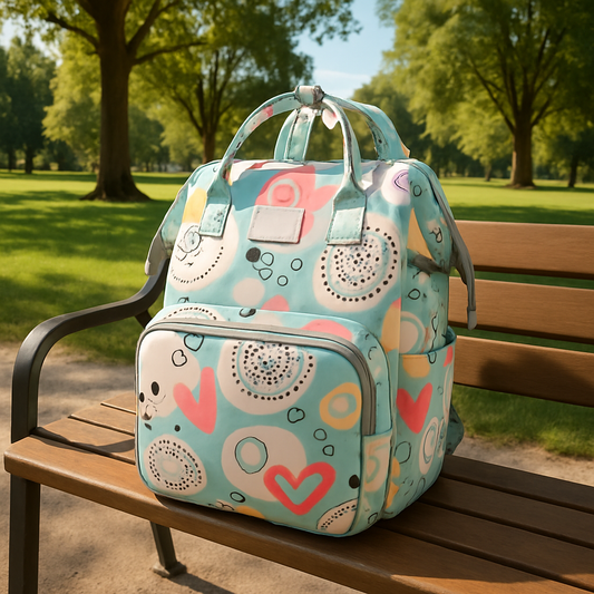 sac a langer fille verte