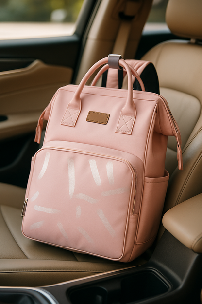 sac a langer fille voiture rose