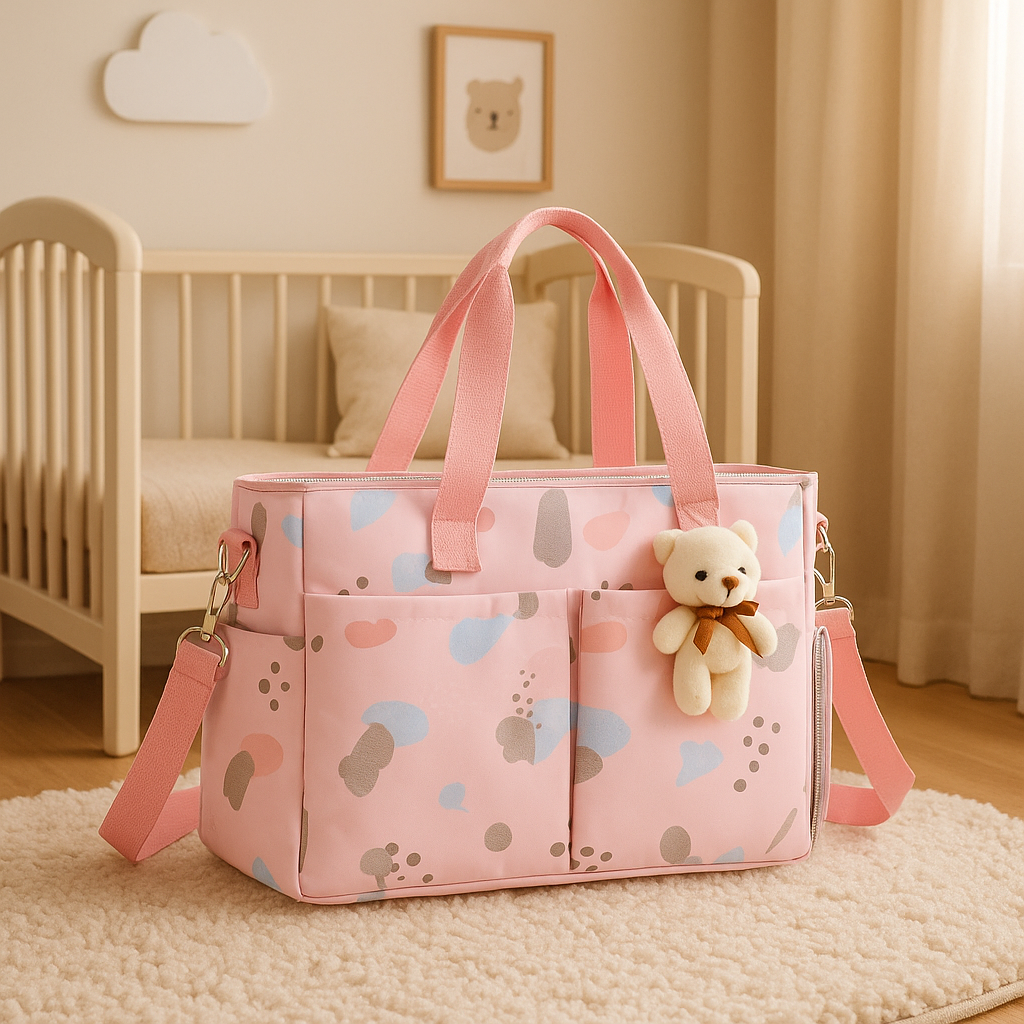 sac a langer fille rose