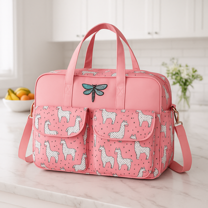 sac a langer fille alpaga rose cuisine
