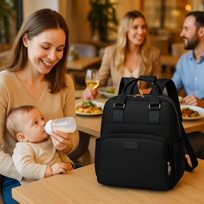 sac a langer noir charbon doux deplacement