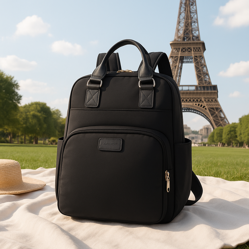 sac a langer noir charbon doux noir