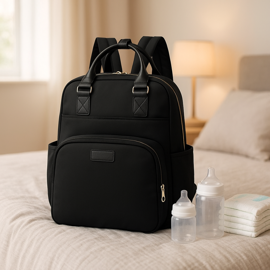 sac a langer noir charbon doux polyvalent