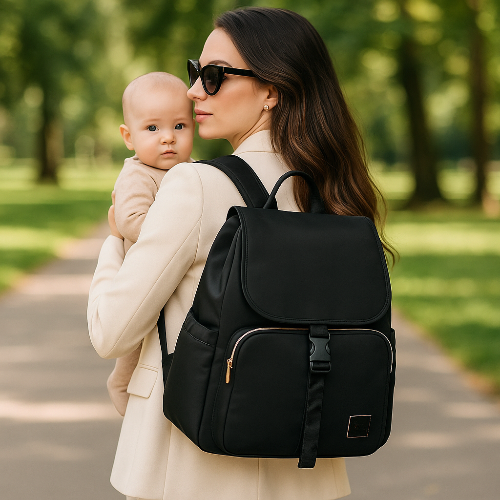 sac a langer noir douillet confort