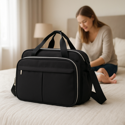 Sac à langer noir | noir ébène