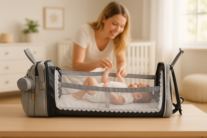 sac a langer noir etoile sombre confort