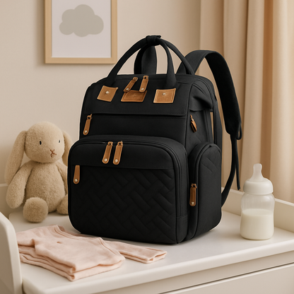 sac a langer noir etoile sombre organise