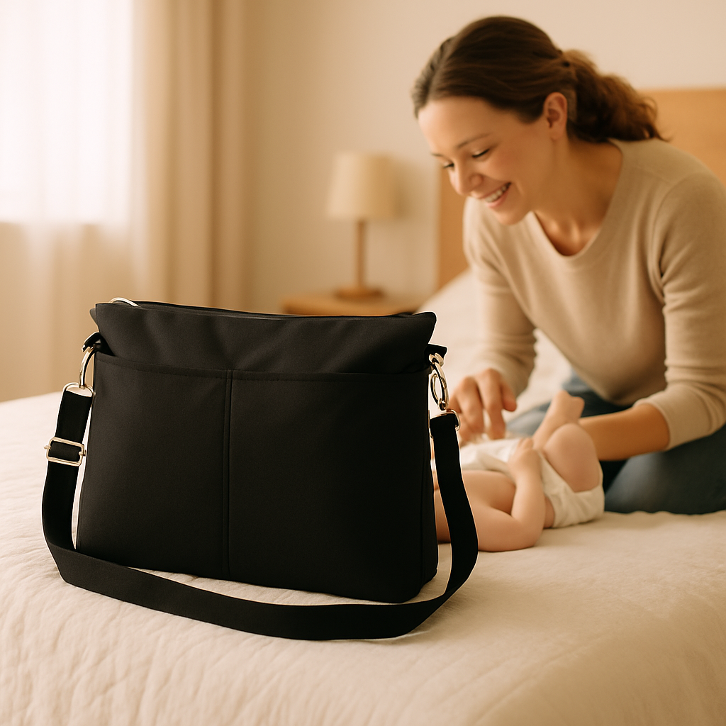 sac a langer noir mystere en balade tranquilite