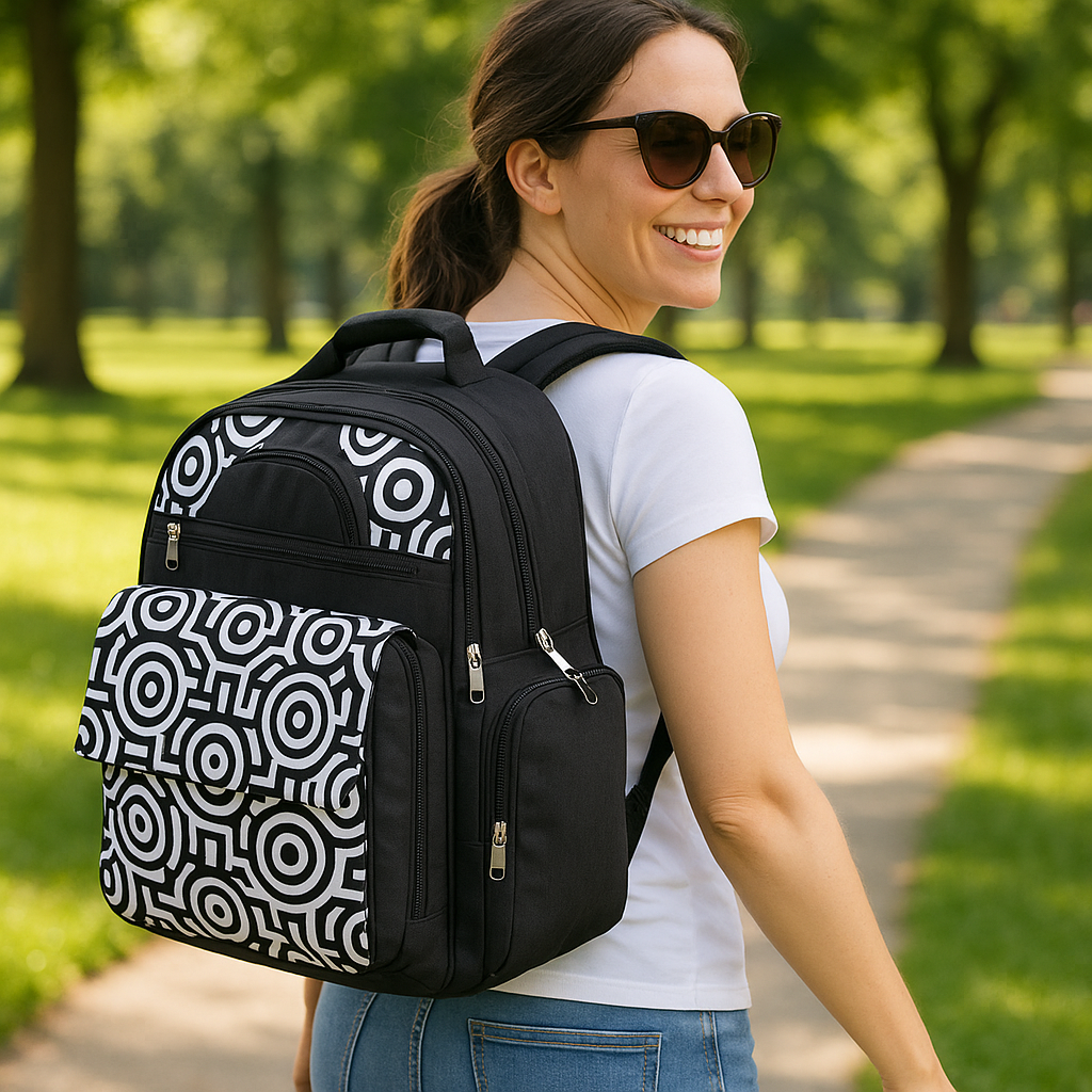 sac a langer noir noir et pratique elegant