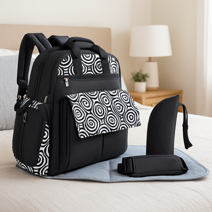 sac a langer noir noir et pratique polyvalent